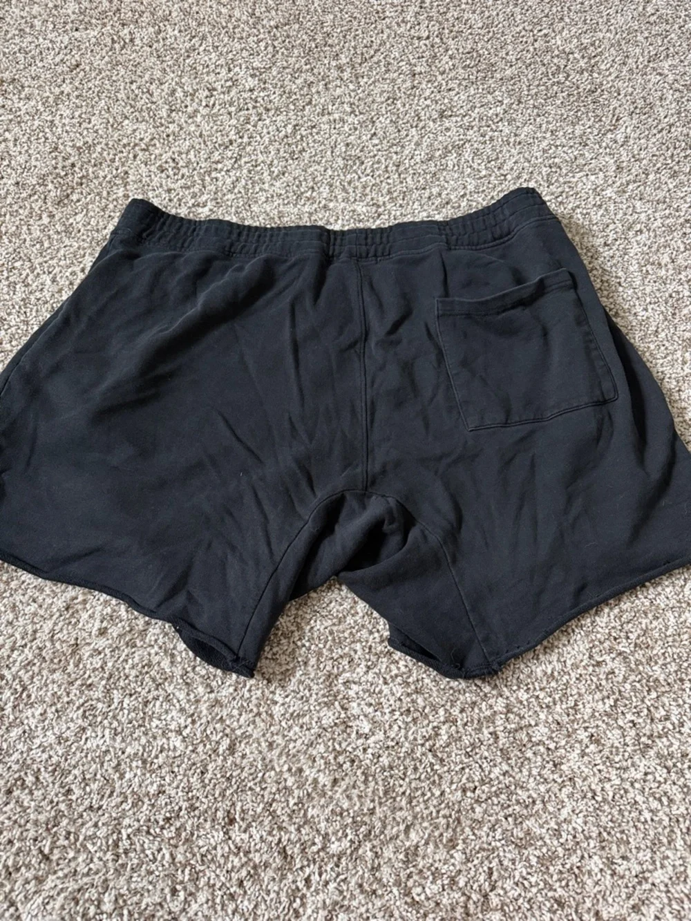 🌿 Fashion Nova Black Sweatshorts Zip-Pocket